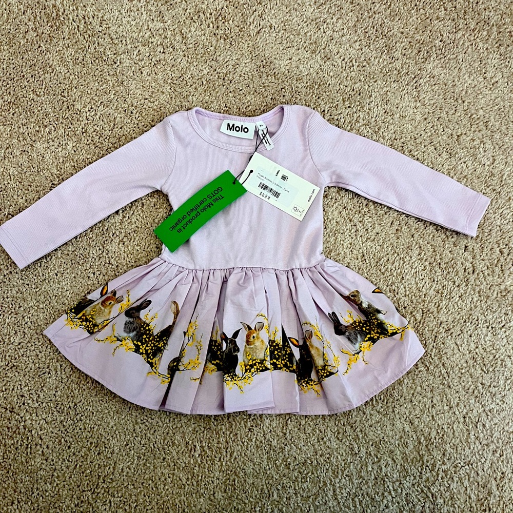 NWT Molo purple dress 9M